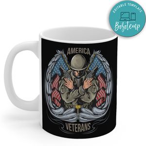 American Veterans Mug