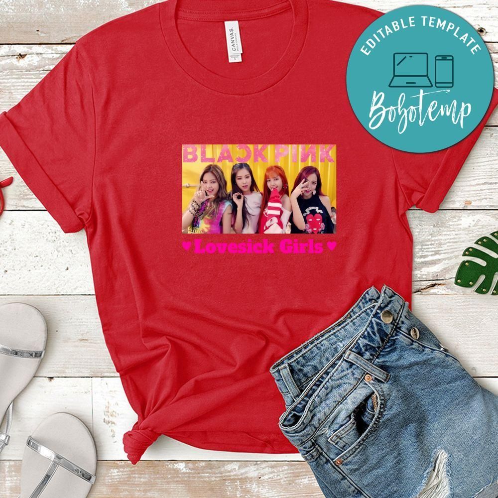 Blackpink Lovesick Girls Shirts