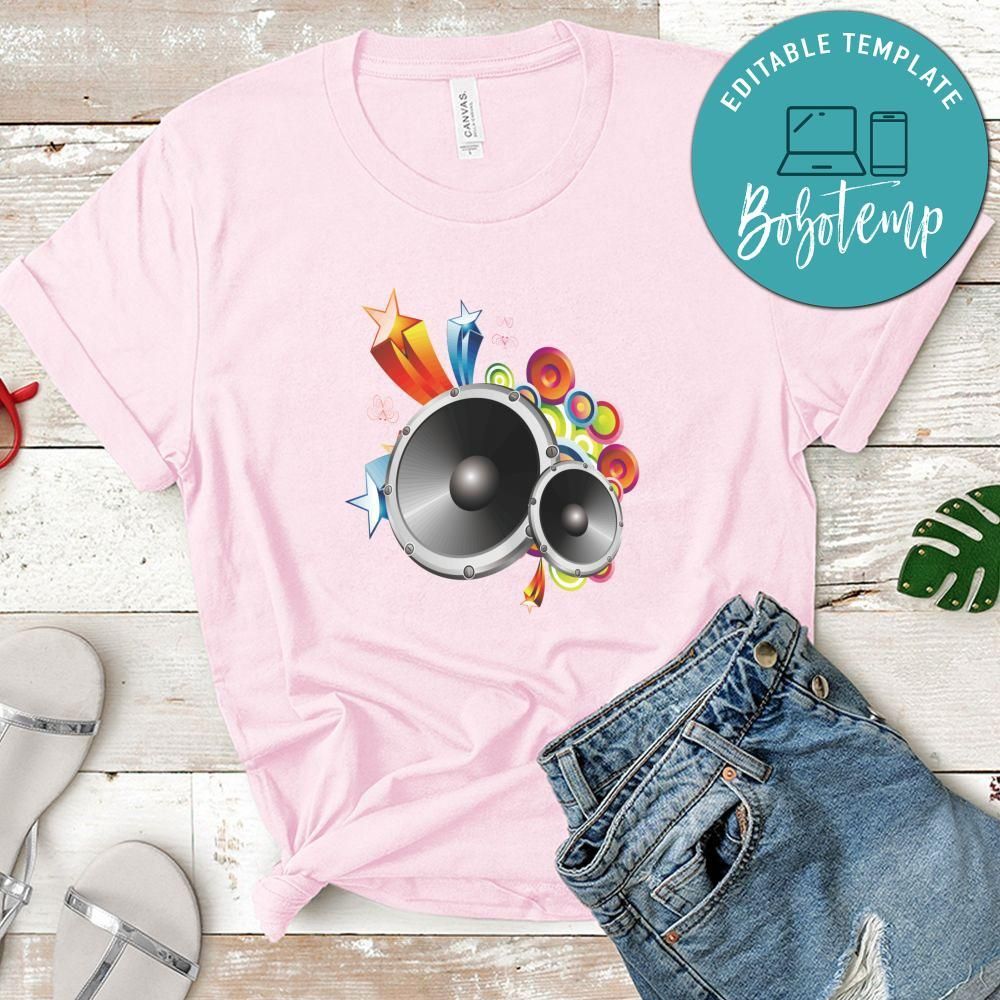 Music Loudspeaker Shirt