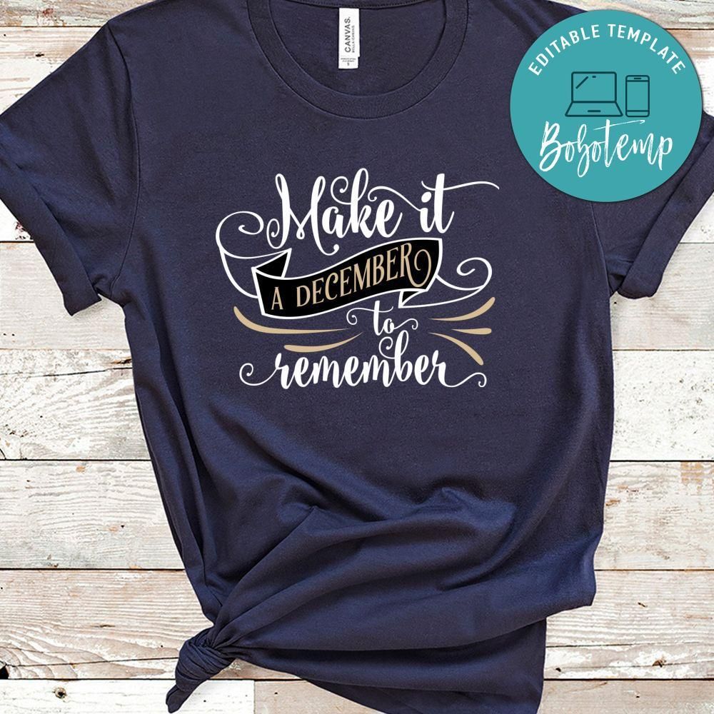Make It A December To Remember Black Shirt