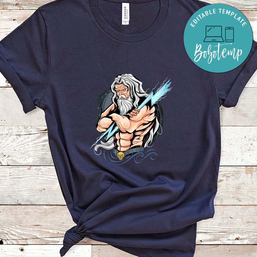 Thunder Zeus God Shirt