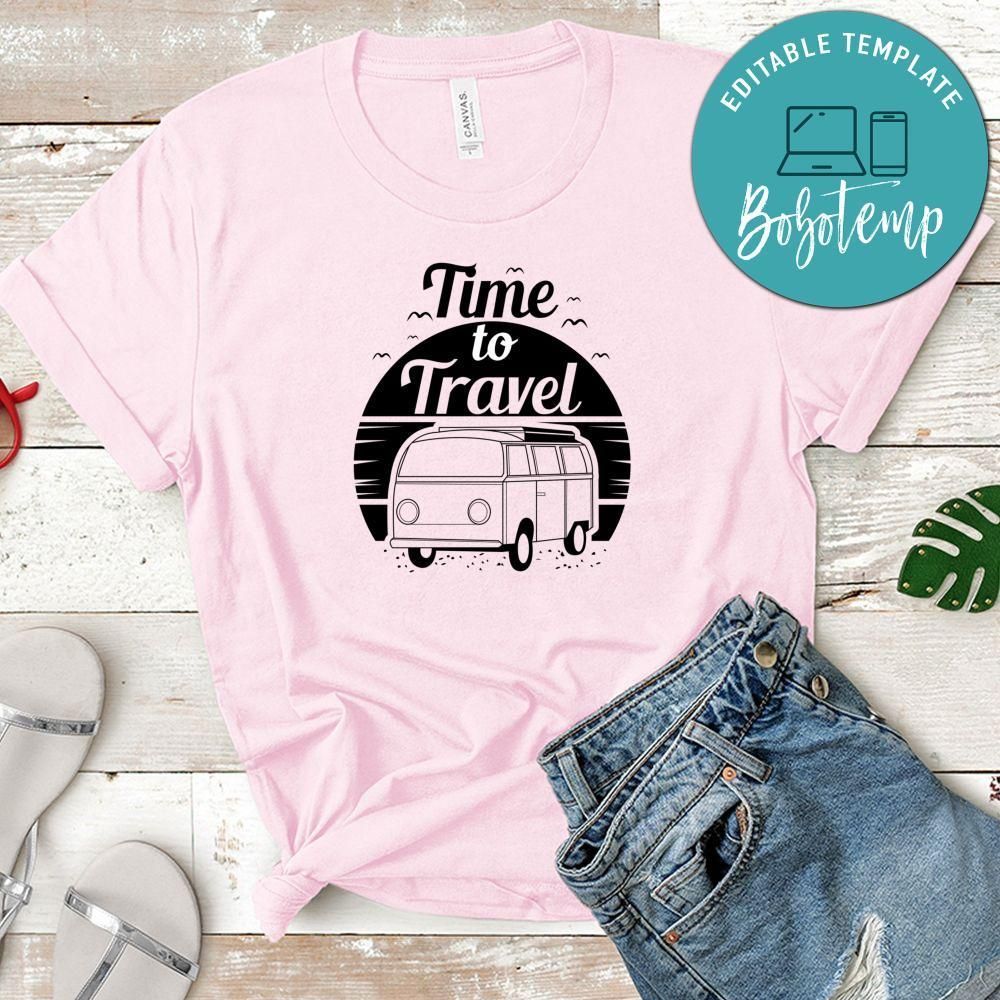 Time To Travel White Shirt