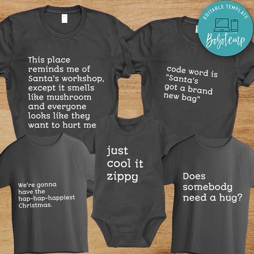 Elf Movie Quotes Shirt - Family Christmas Elf Movie Shirts