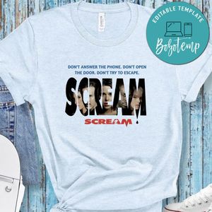 Scream Shirt, Scream Retro 90s Cult Horror Film Shirt