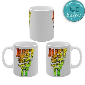 Just Do It Color Retro Mug