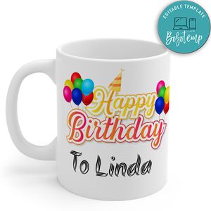 Personalized Happy Birthday To You Gift Mug