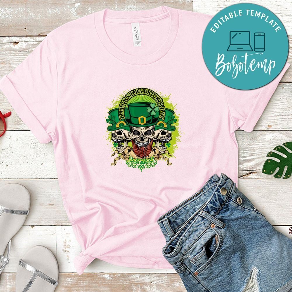 Skull Happy St.Patrick's Day Shirt