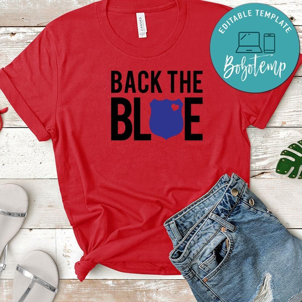 Back The Blue Shirt