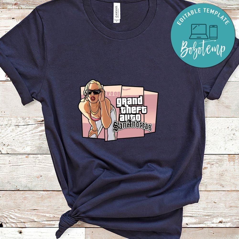 Grand Theft Auto San Andreas Lady Shirt