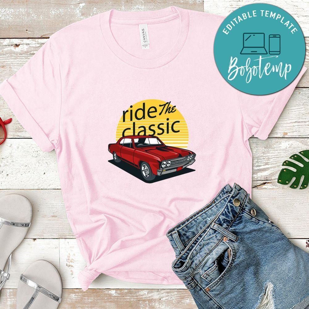 Ride The Classic Shirt, Red Car Shirt