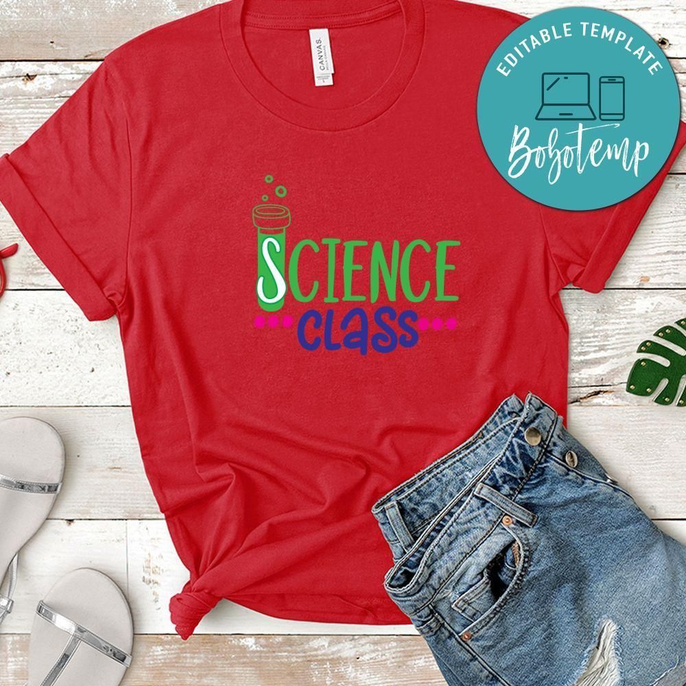 Nerdy Science Class Shirt