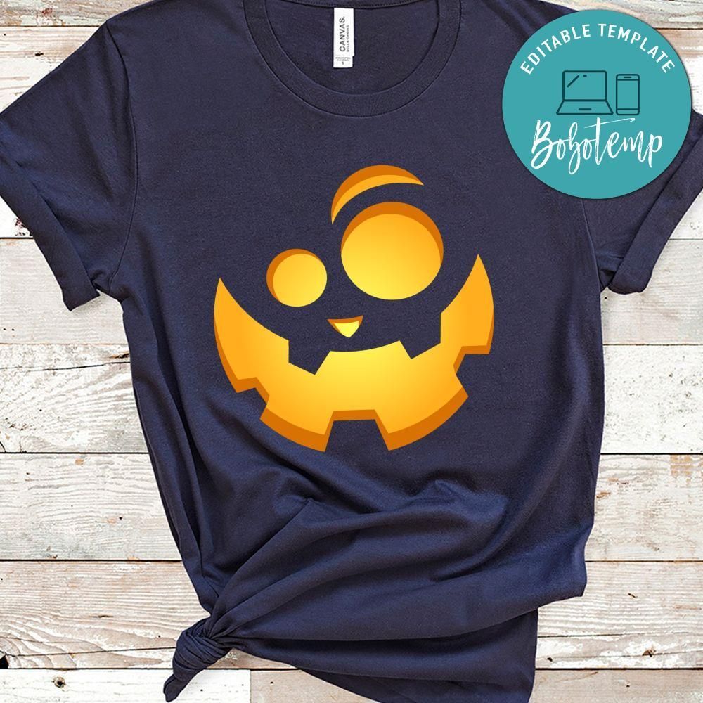 Scary Funny Glowing Faces Halloween Pumpkin Ghost No4 Shirt