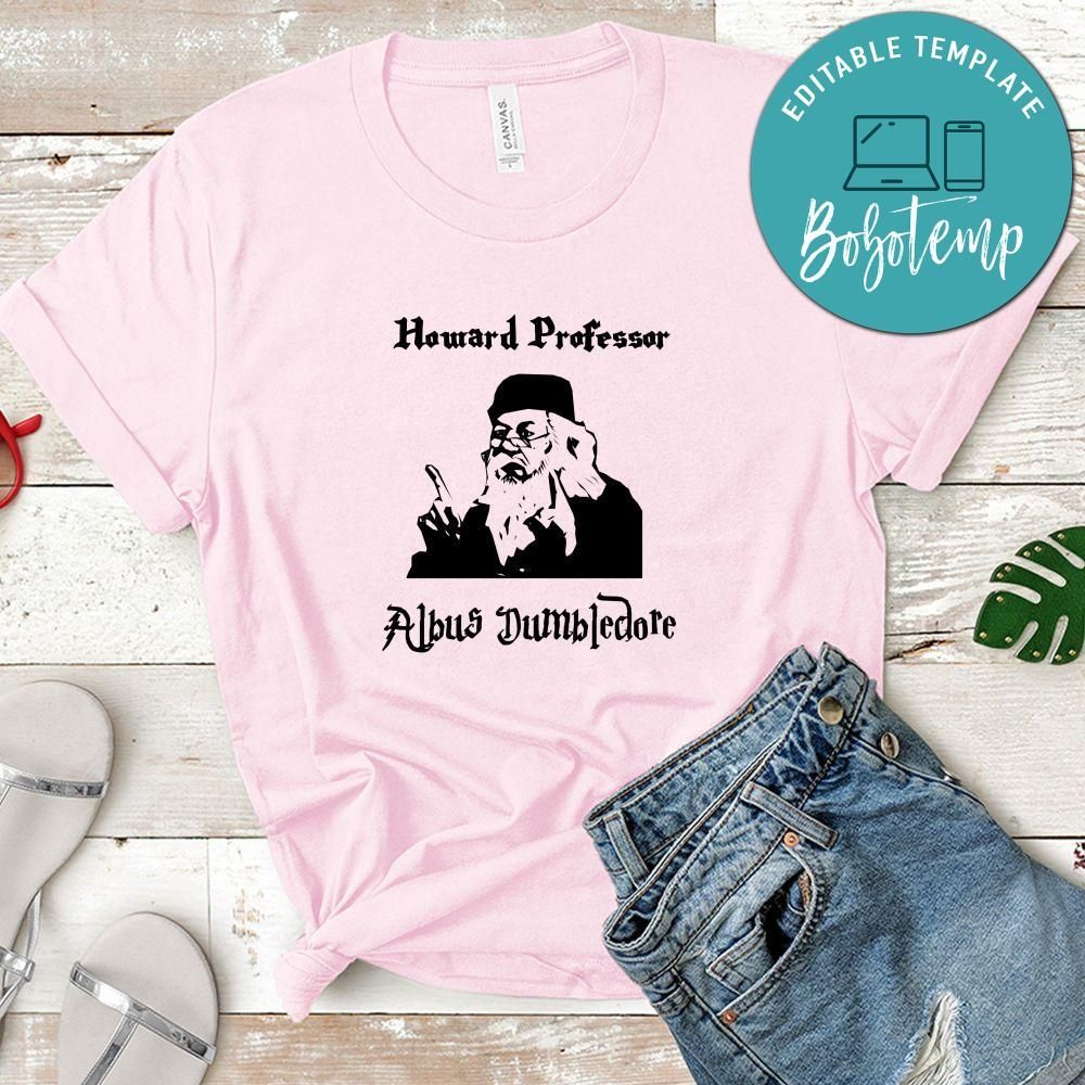 Harry Potter, Howard Professor Albus Dumbledore Shirt