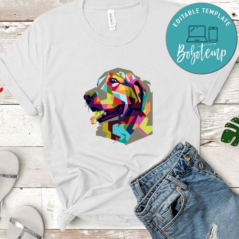 Colorful Dog T-Shirt