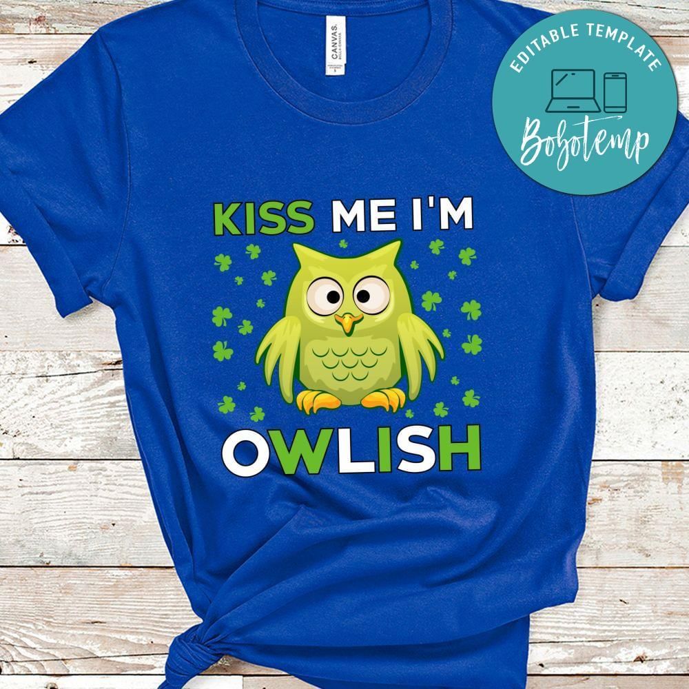 Kiss Me I'm Owlish Shirt
