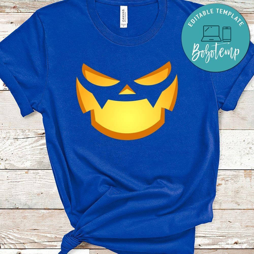 Scary Funny Glowing Faces Halloween Pumpkin Ghost No14 Shirt