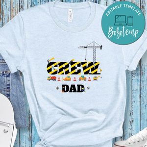 Construction Crew Shirts Party Family, Coordinating Construction Shirts