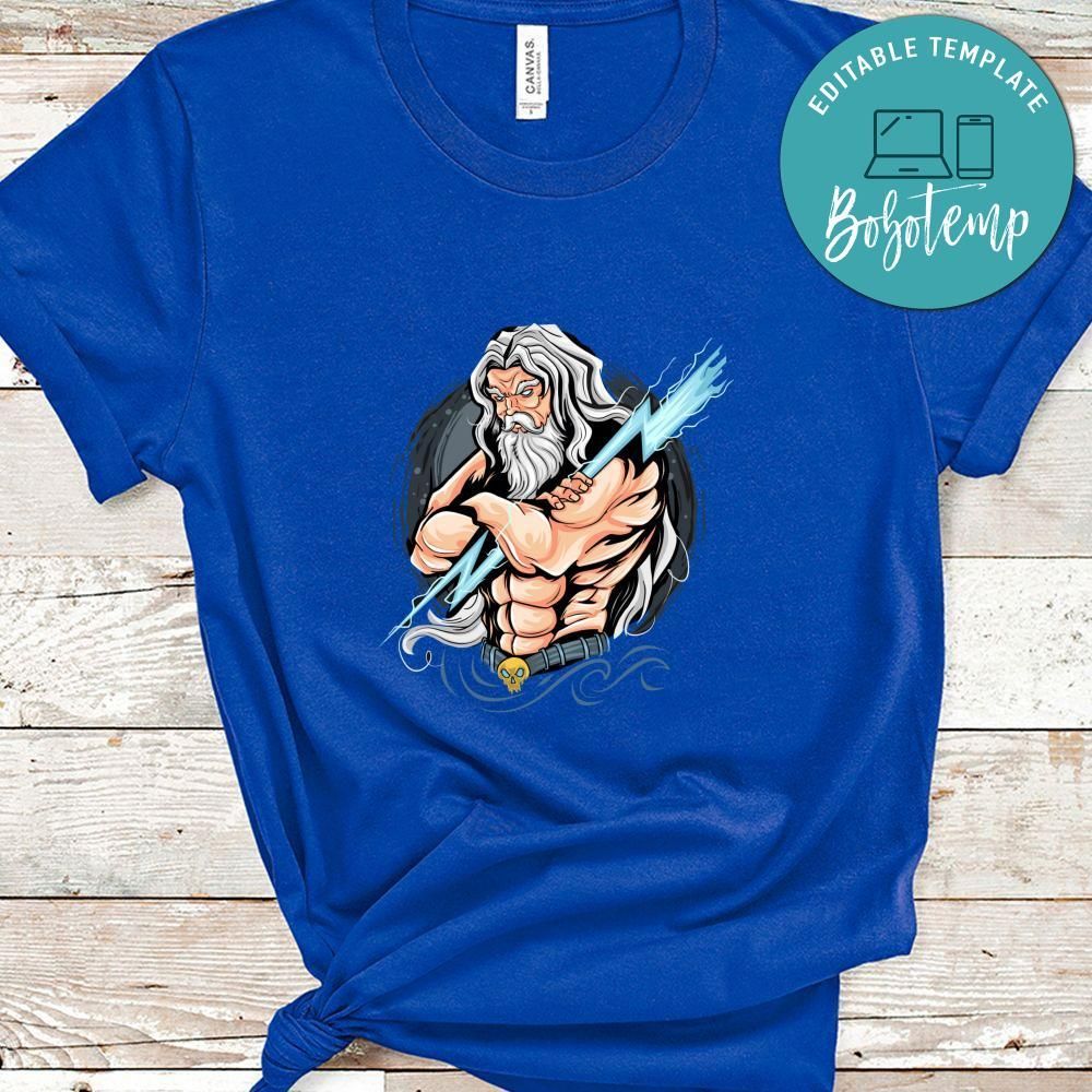 Thunder Zeus God Shirt