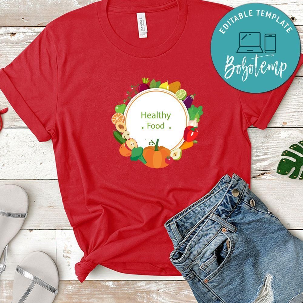 Veggies Healthy Food Shirt