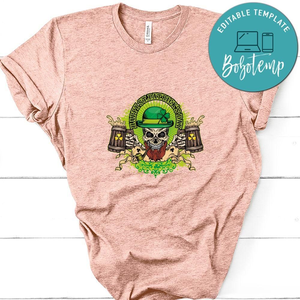 Skull St.Patrick's Day Shirt, Happy St.Patrick's Day Shirt
