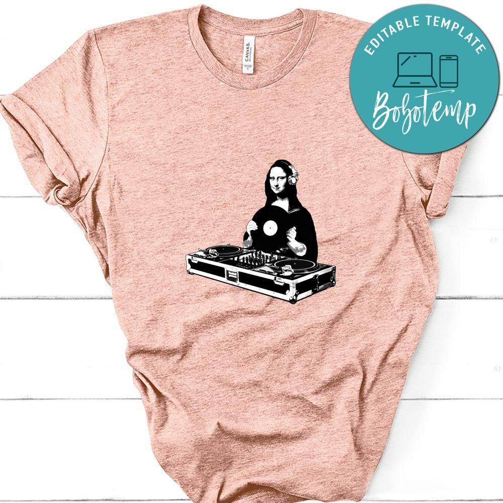 Mona Lisa DJ Party Shirt