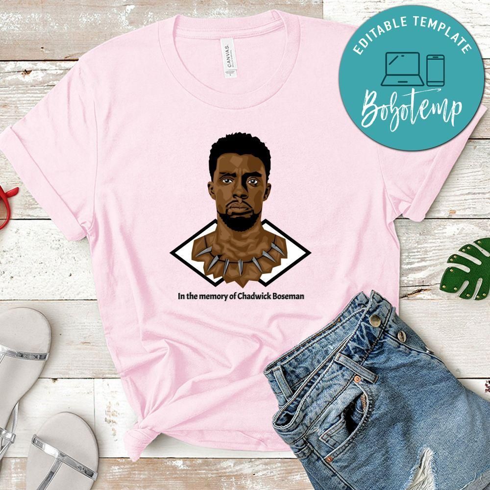 In the memory of Chadwick Boseman Shirt, Black Panther Shirt