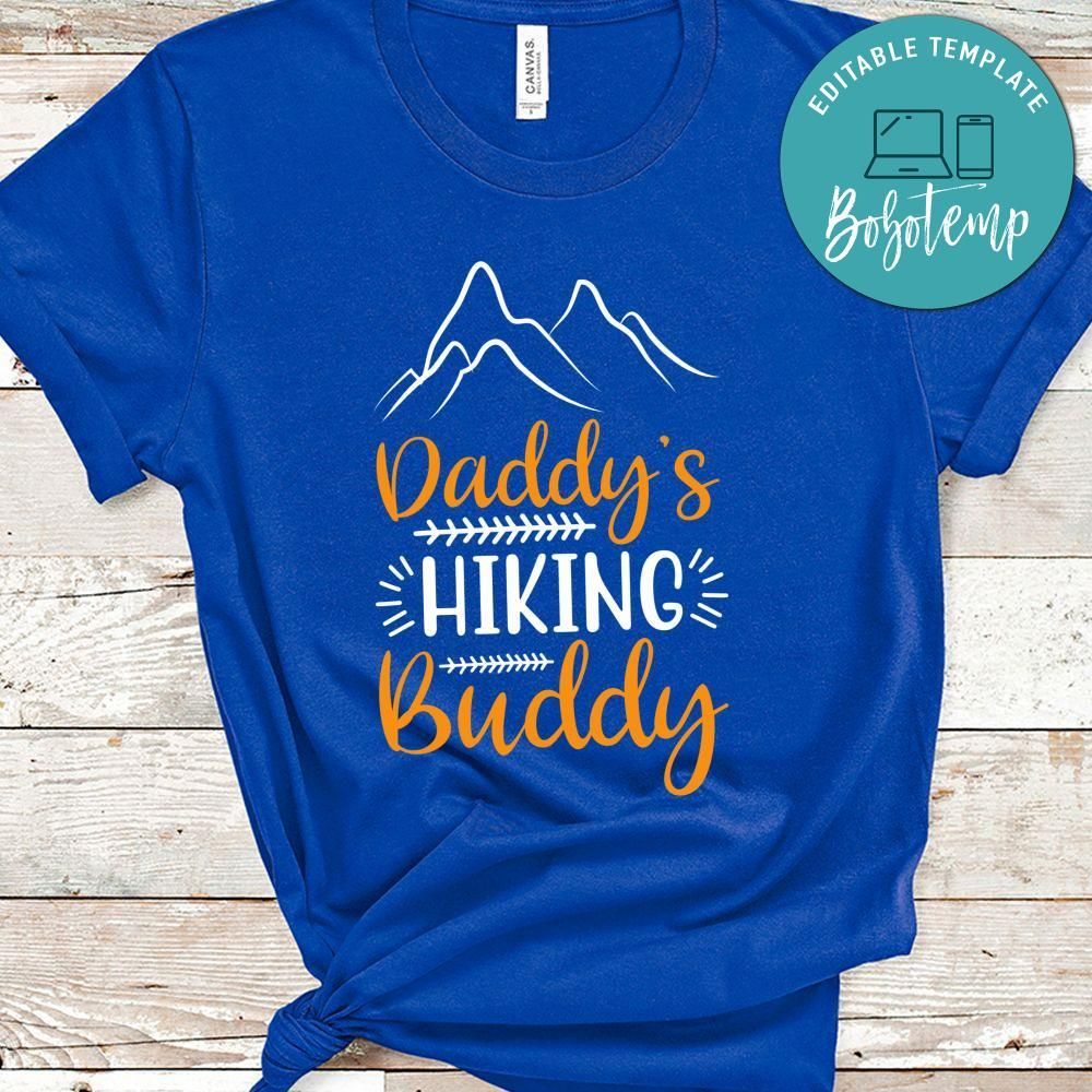 Daddy's Hiking Buddy Black Shirt