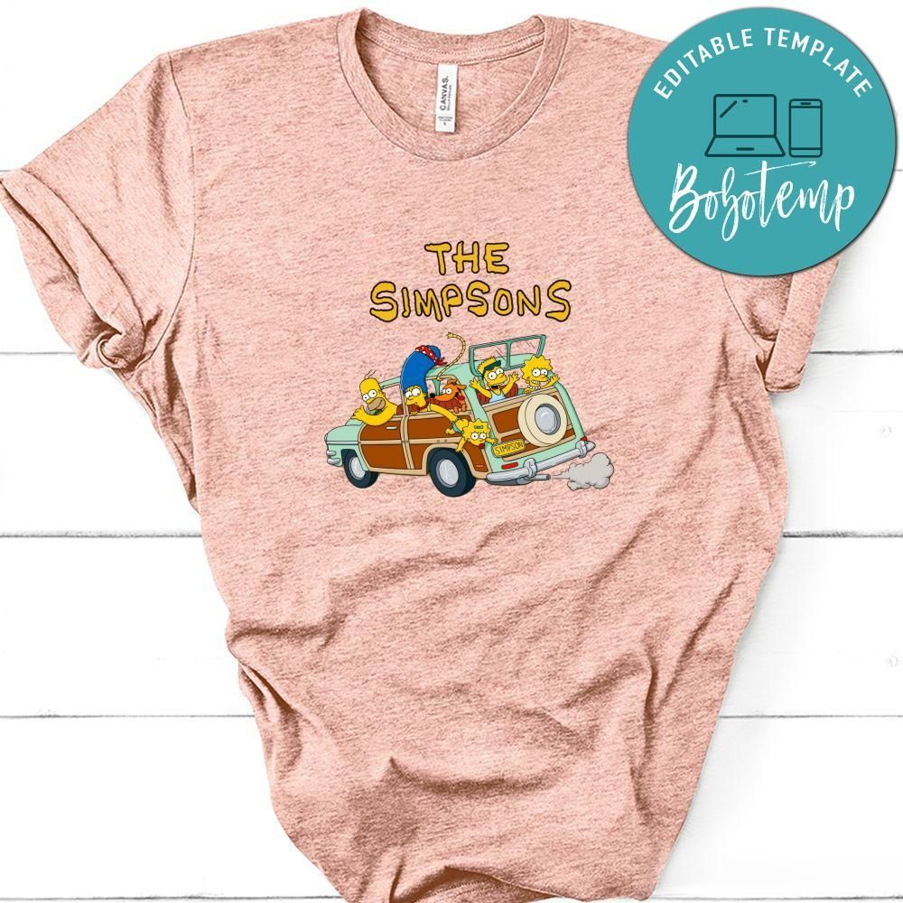 The Simpsons Vacation Shirt