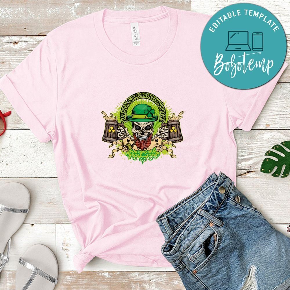 Skull St.Patrick's Day Shirt, Happy St.Patrick's Day Shirt