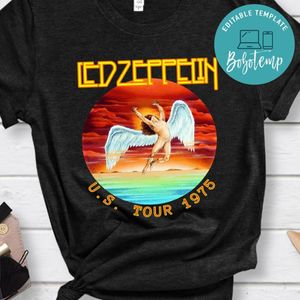 Led Zeppelin Stairway To Heaven Guitar US Tour 1975 Shirt