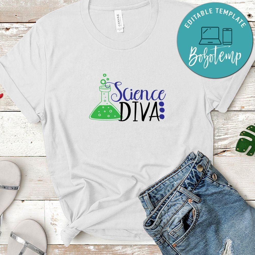 Nerdy Science Diva Shirt