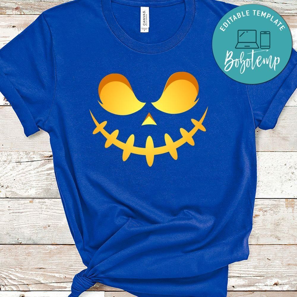 Scary Funny Glowing Faces Halloween Pumpkin Ghost No11 Shirt