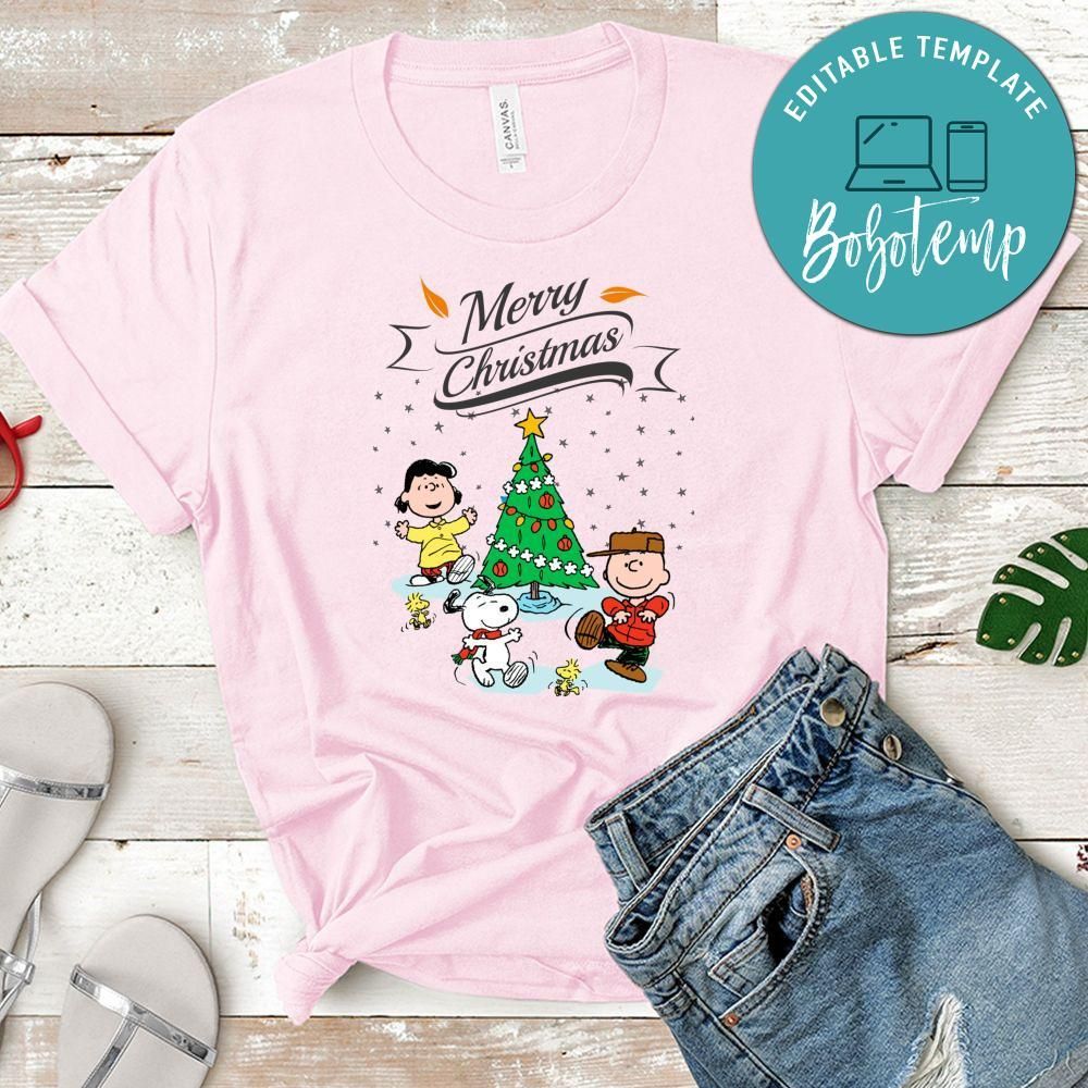 Merry Christmas Charlie Brown and Snoopy Shirt