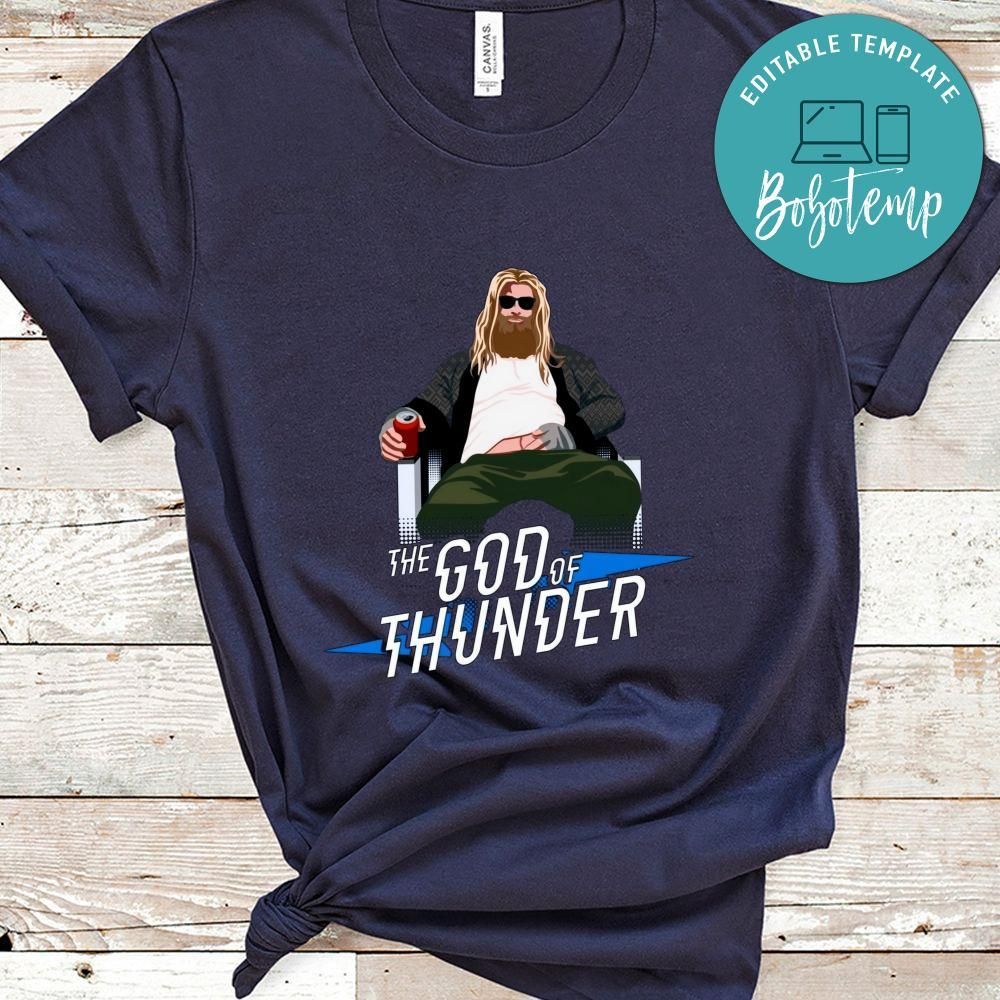 Thor The God Of Thunder Shirt