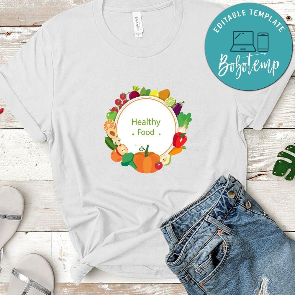 Veggies Healthy Food Shirt