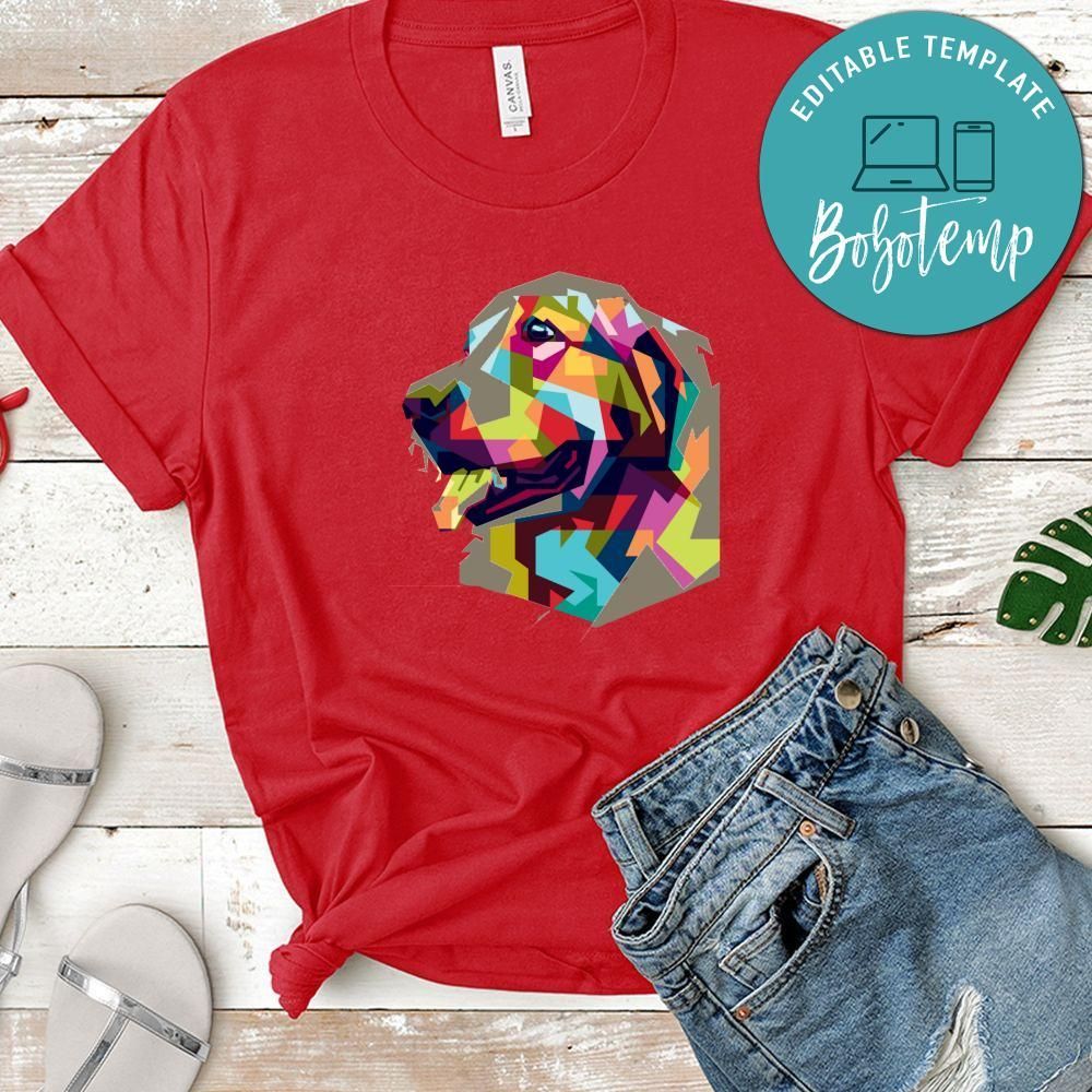 Colorful Dog T-Shirt