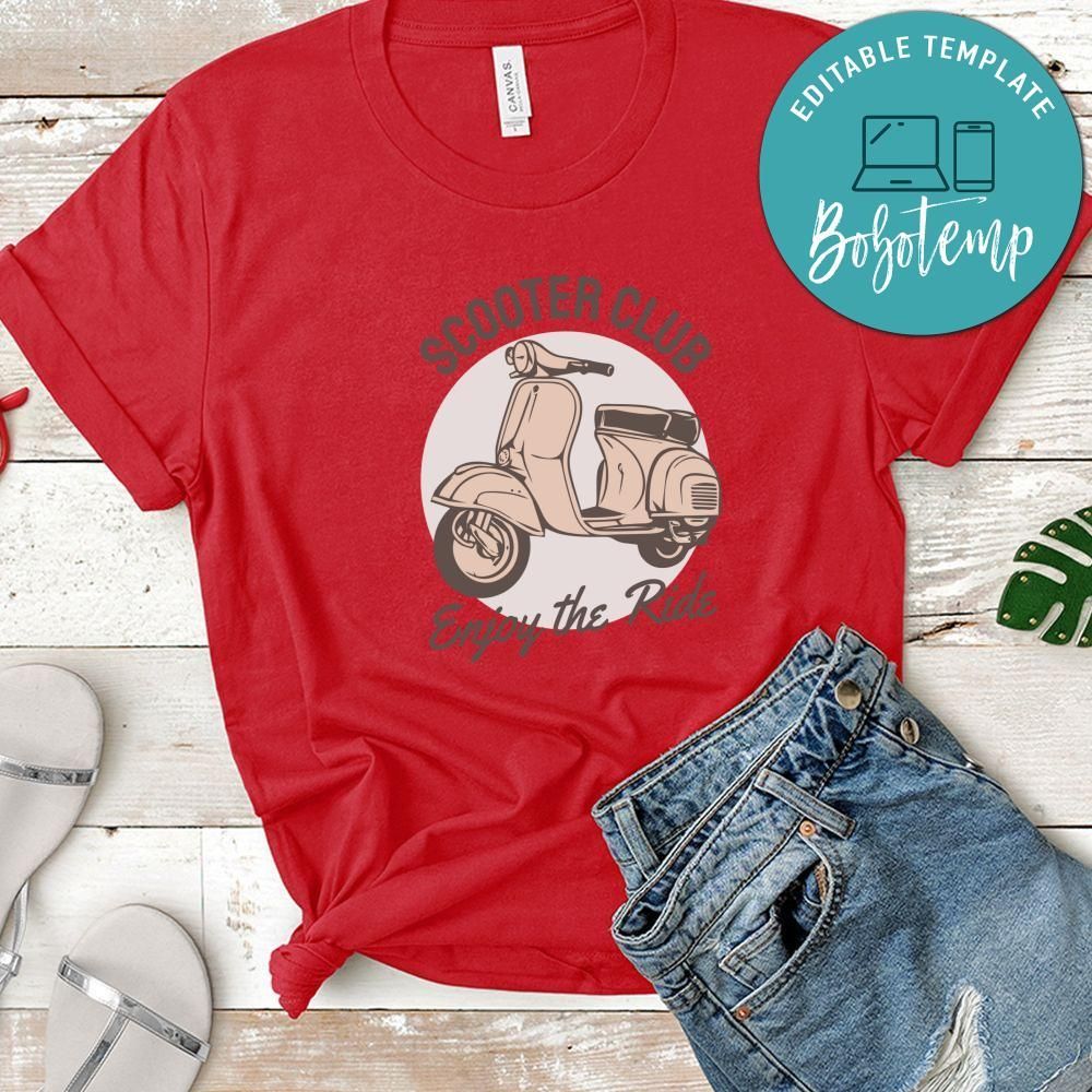 Scooter Club Enjoy The Ride Shirt