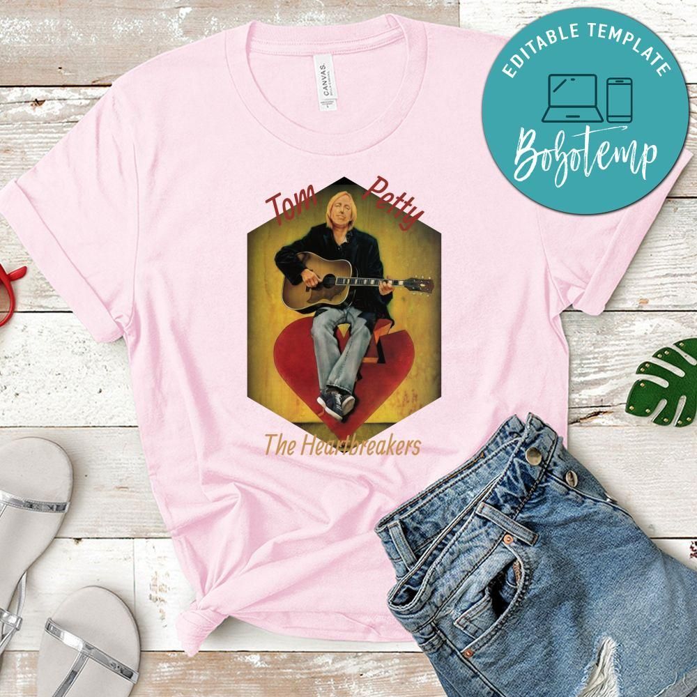 Tom Petty Sit On The Heart White Shirt