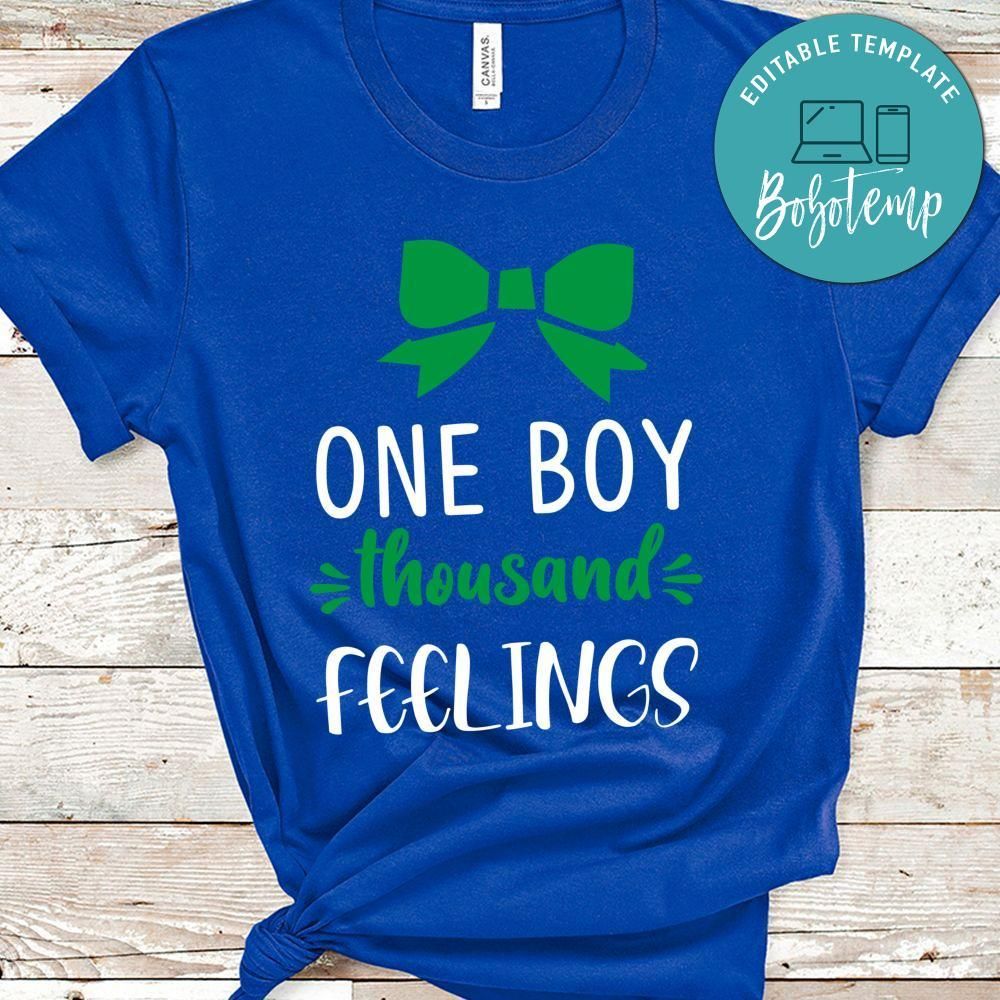 One Boy Thousand Feelings Shirt