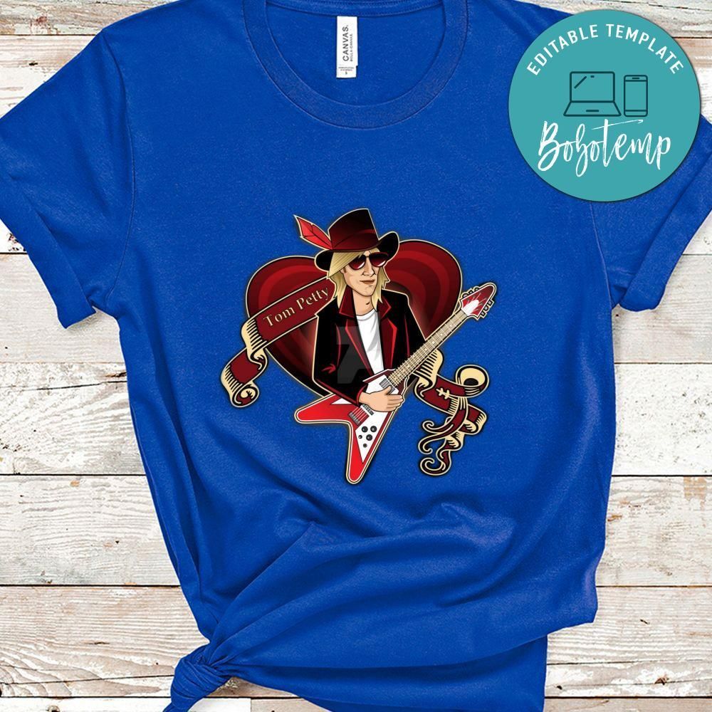Tom Petty Heartbreakers Cartoon Shirt