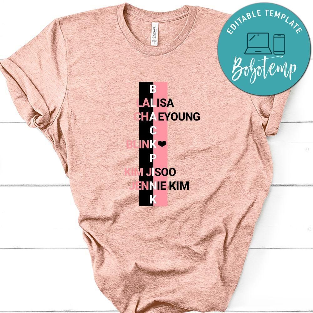 Blackpink Love Jisoo ‎Jennie ‎Rose ‎Lisa Shirt