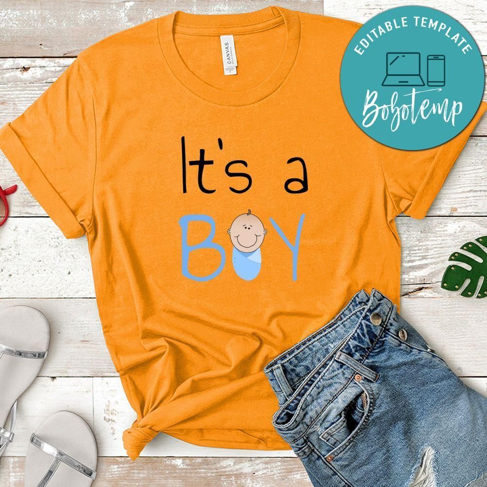 Baby Shirt It's A Boy Shirt