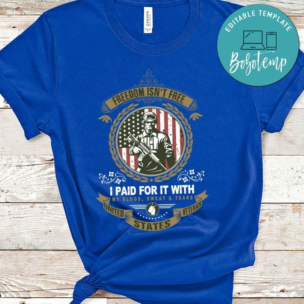American Veterans Day Memorial Day Tshirt