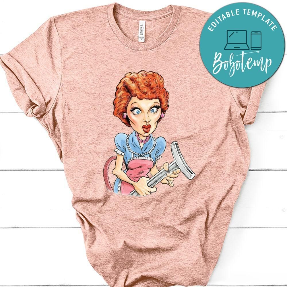 Lucille Ball Funny Cartoon Shirt