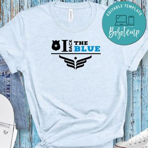 I back the blue Shirt