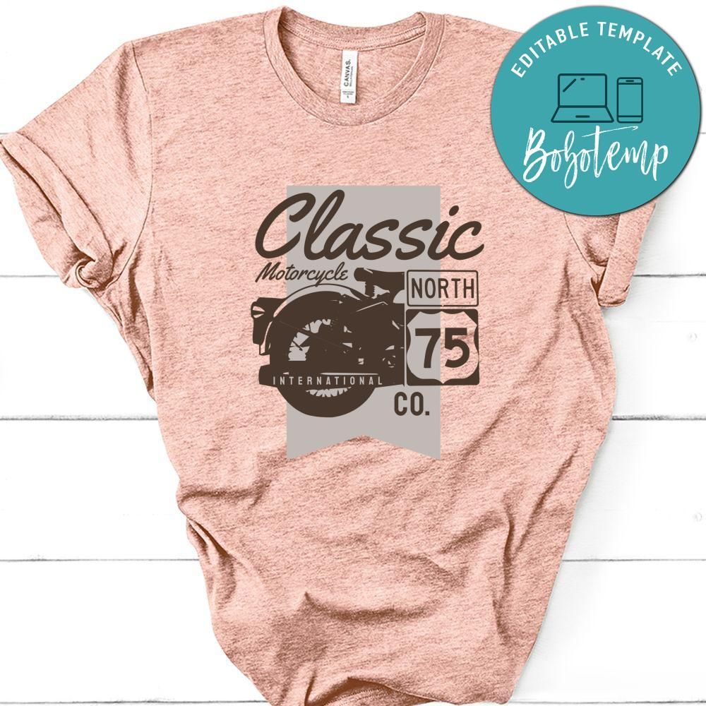 Classic Motorcycle North International Co Shirt