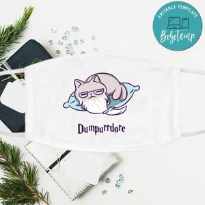 Harry Potter, Potter Cats Dumpurrdore Face Mask