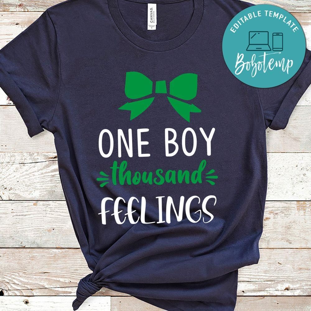 One Boy Thousand Feelings Shirt