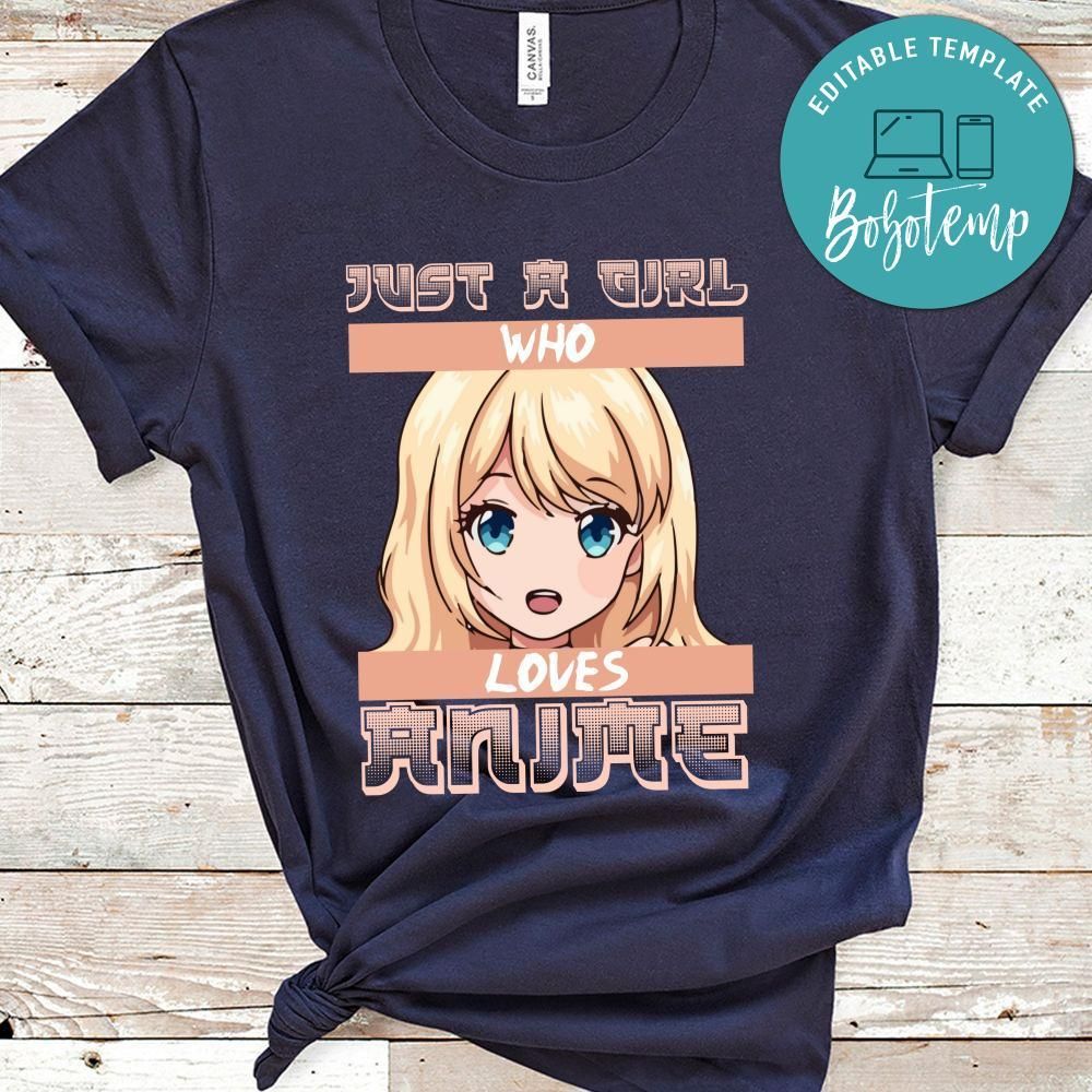 Just A Girl Who Loves Anime Shirt, Anime Shirt