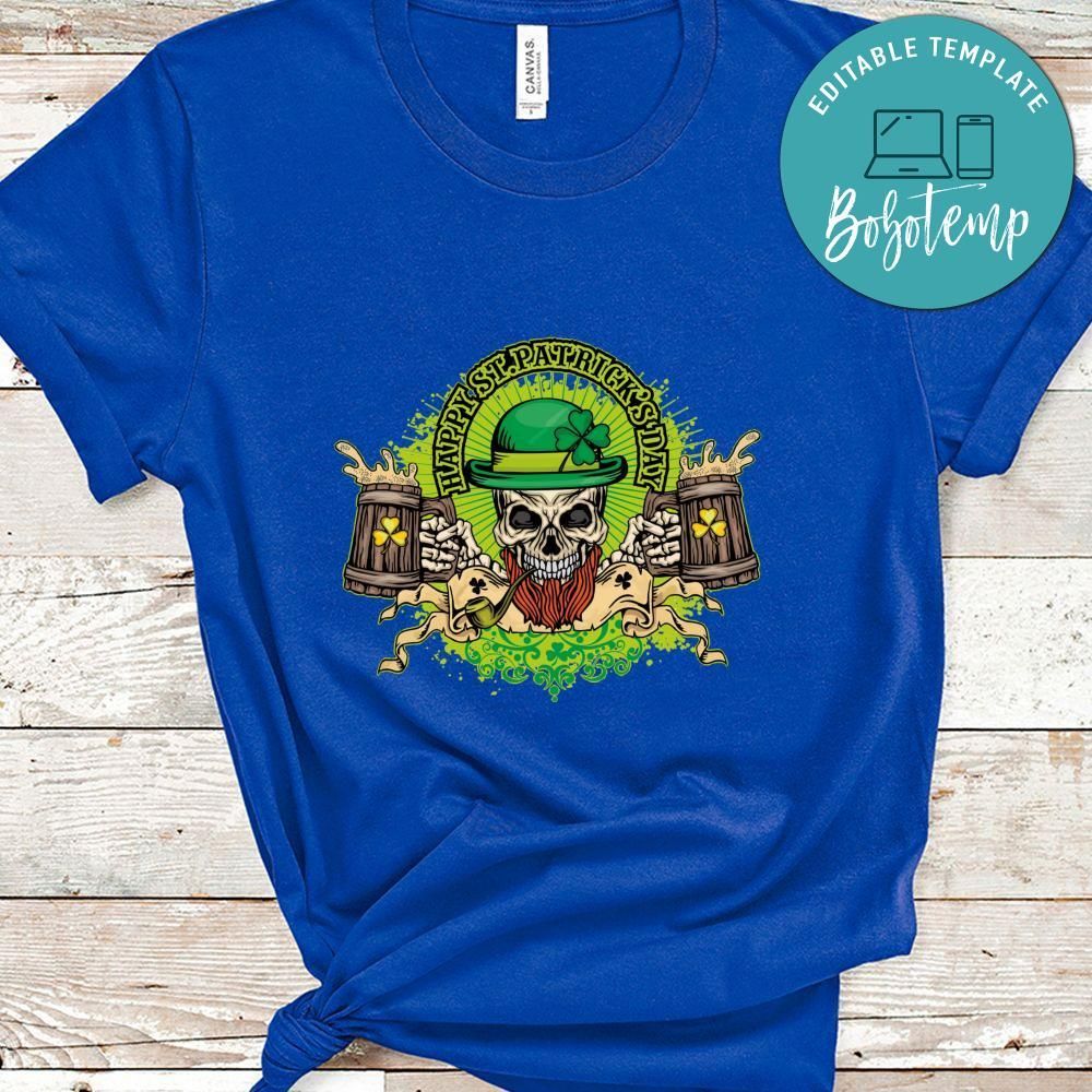 Skull St.Patrick Shirt, Happy St.Patrick's Day Shirt